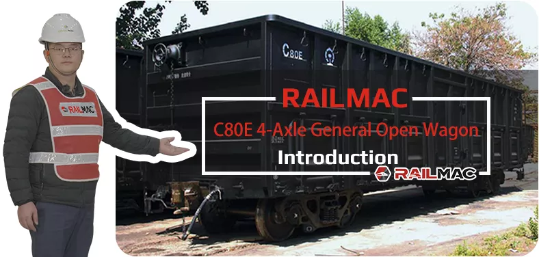 RailMac C80E 4-Axle General Open Wagon Video