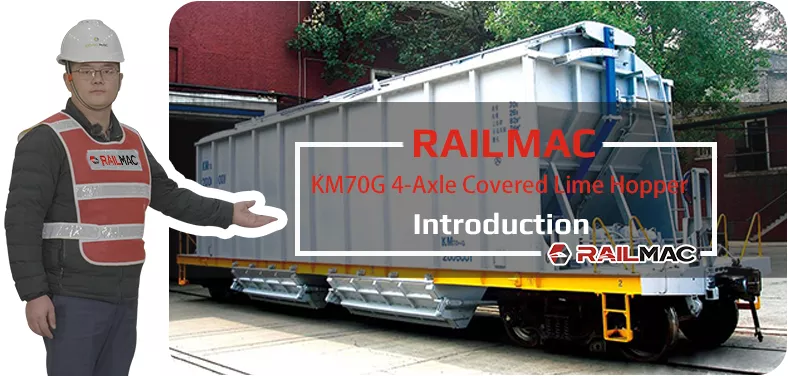 RailMac KM70G 4-Axle Covered Lime Hopper Video